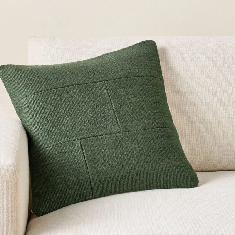 Patchwork Pillow Cover, Loden, 20