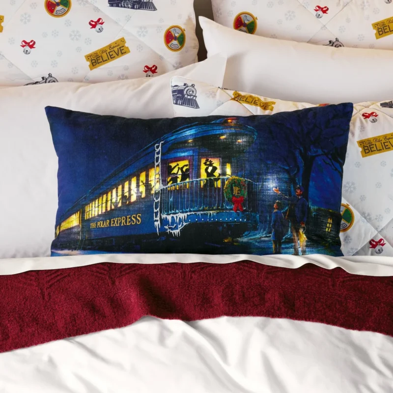 The Polar Express™ Light Up Lumbar Pillow Cover