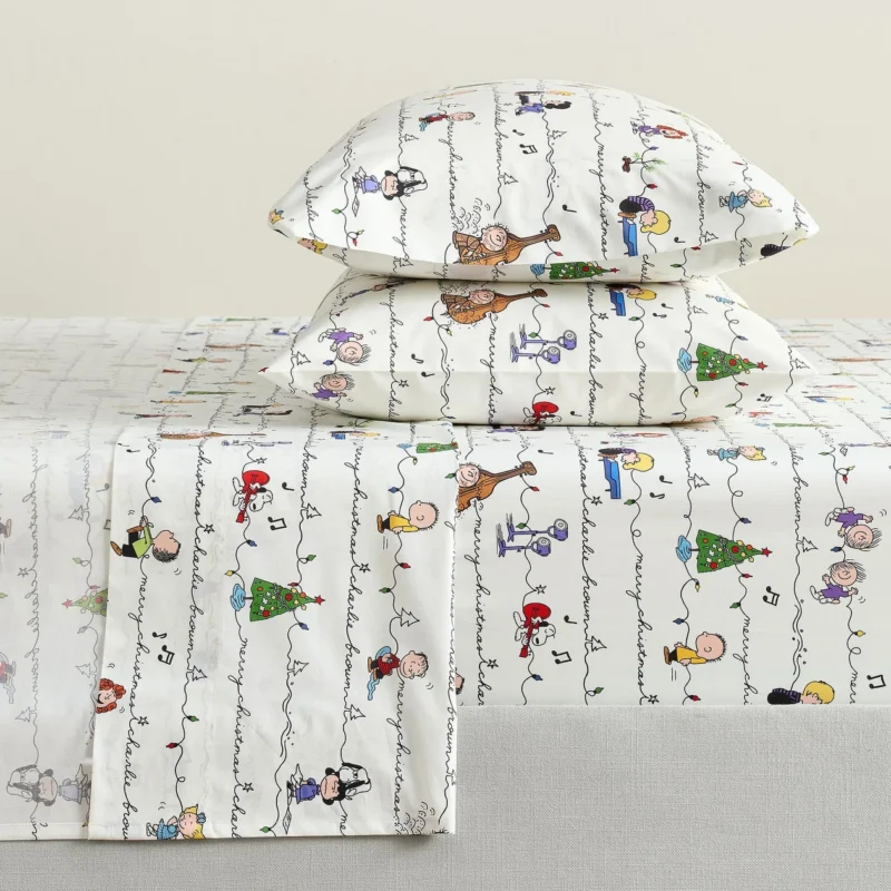 Charlie Brown™ Christmas Dancing Cursive Sheet Set