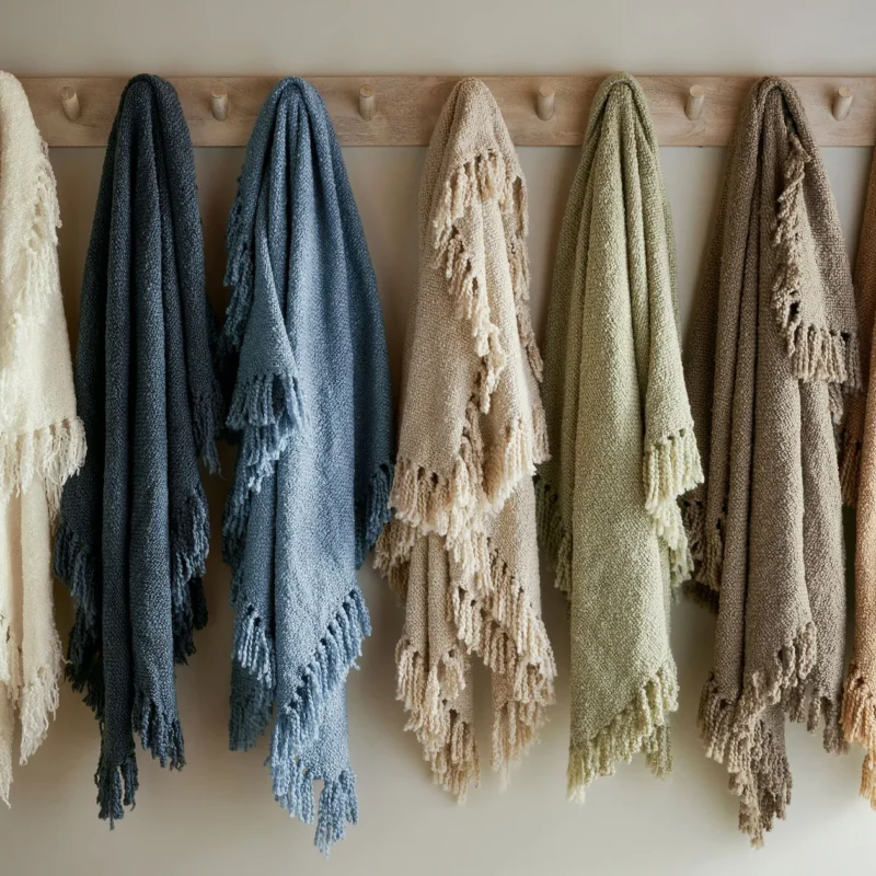 Dreamy Handwoven Fringe Throw