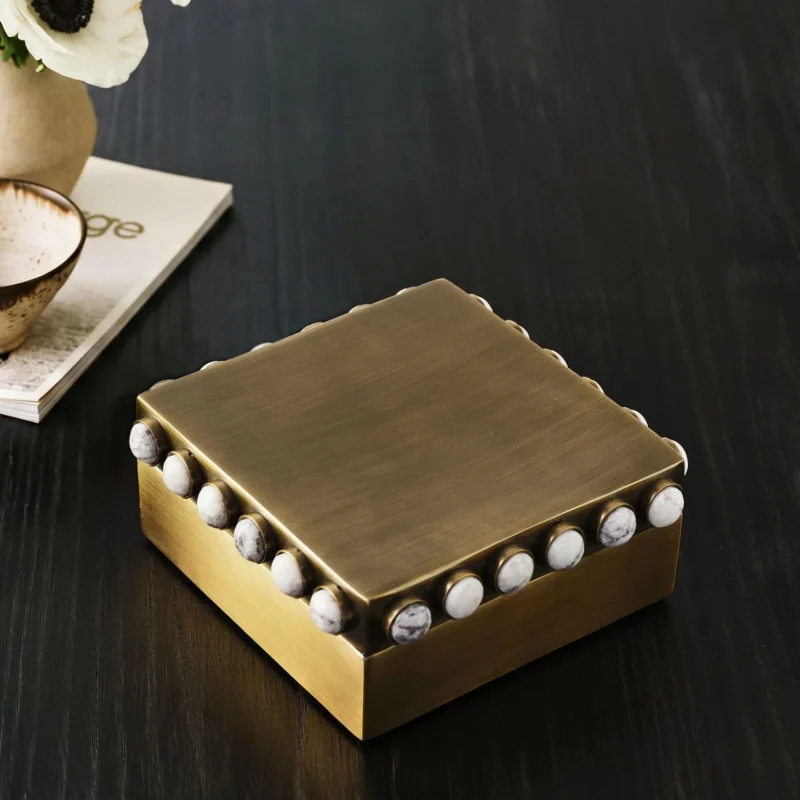 Ashley Stark Marble Accent Box