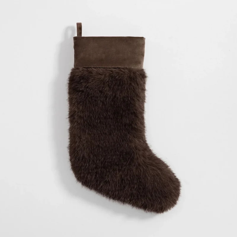 Mink Faux Fur Stocking