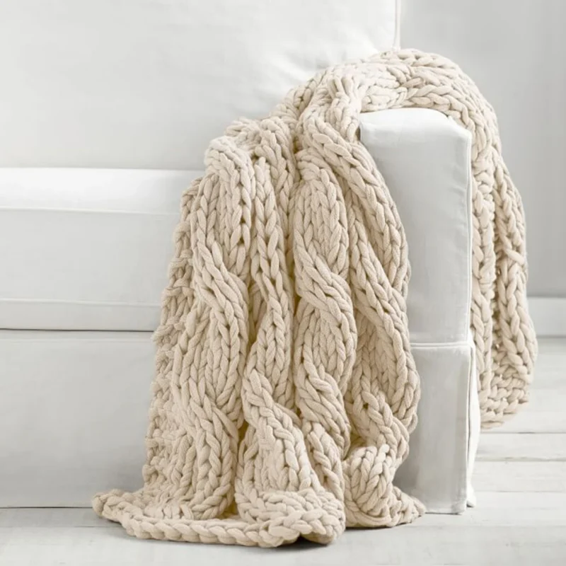 Colossal Handknit Throw