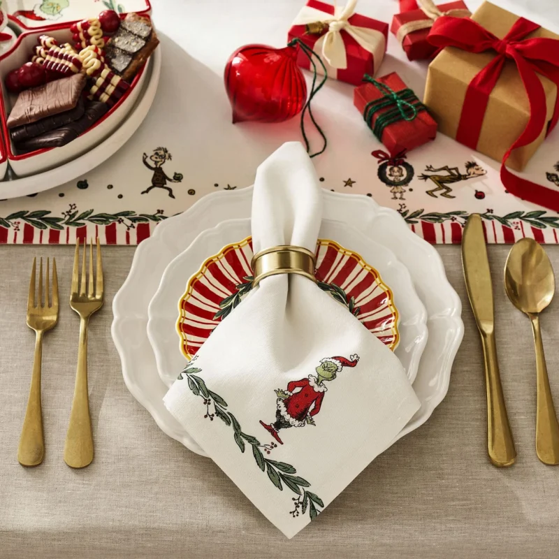 The Grinch™ Cotton Napkins - Set of 4