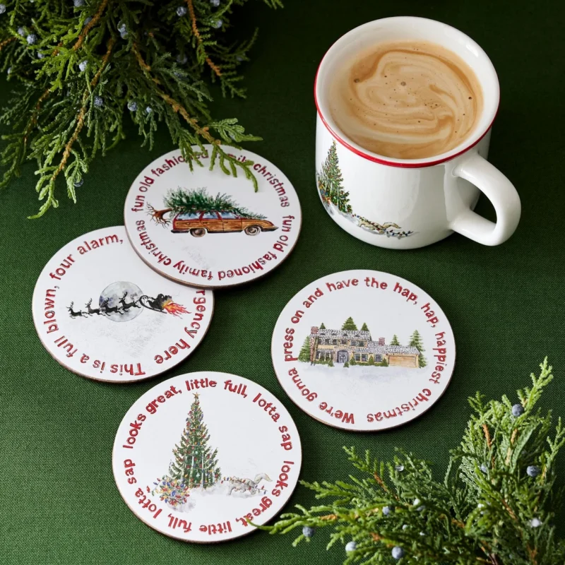 National Lampoon's Christmas Vacation™ Cork Coasters - Set of 4