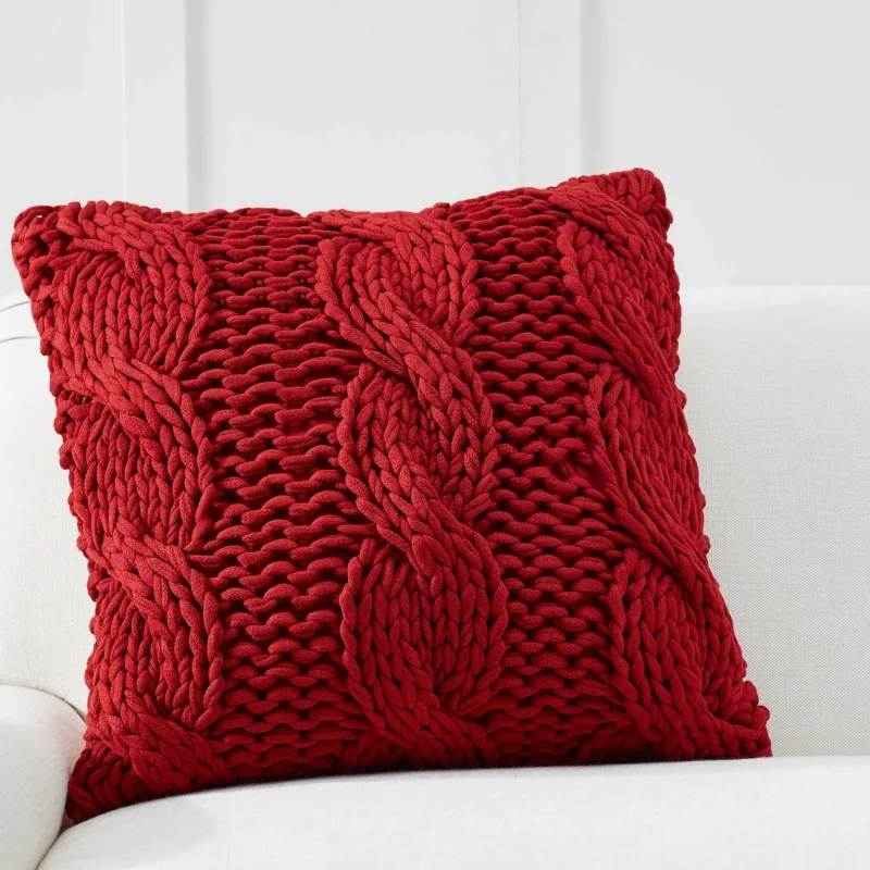 Colossal Handknit Pillow Cover