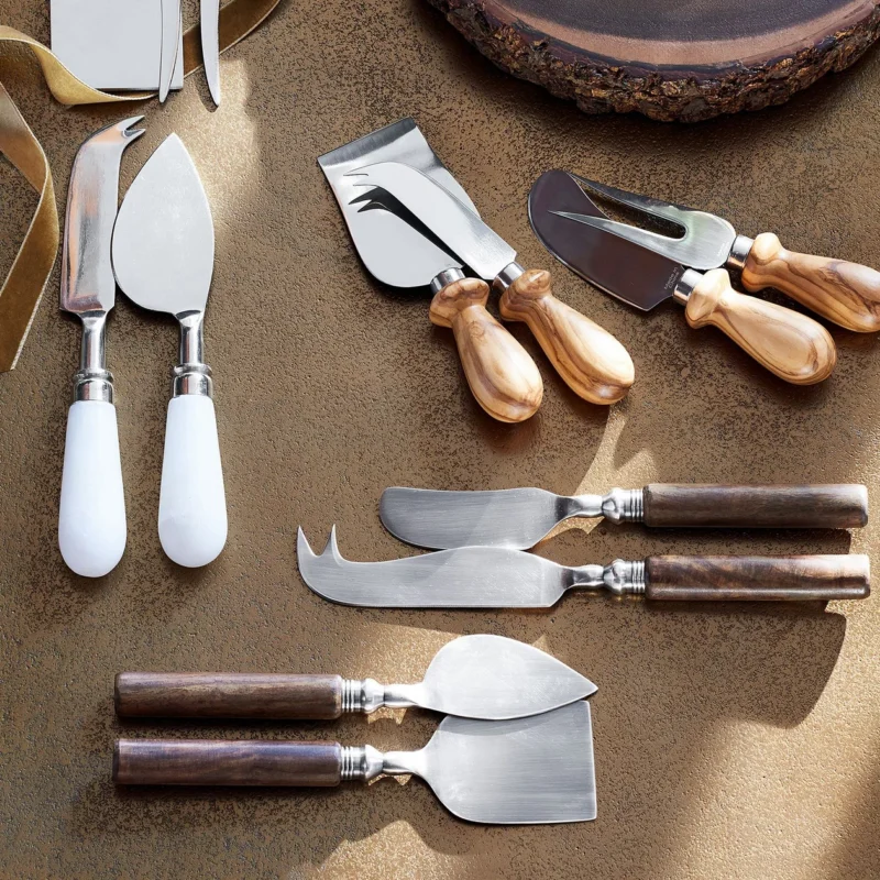 Chateau Wood Handled Cheese Knives - Set of 4