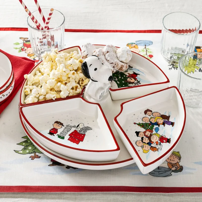 Peanuts™ Charlie Brown Christmas Stoneware Lazy Susan