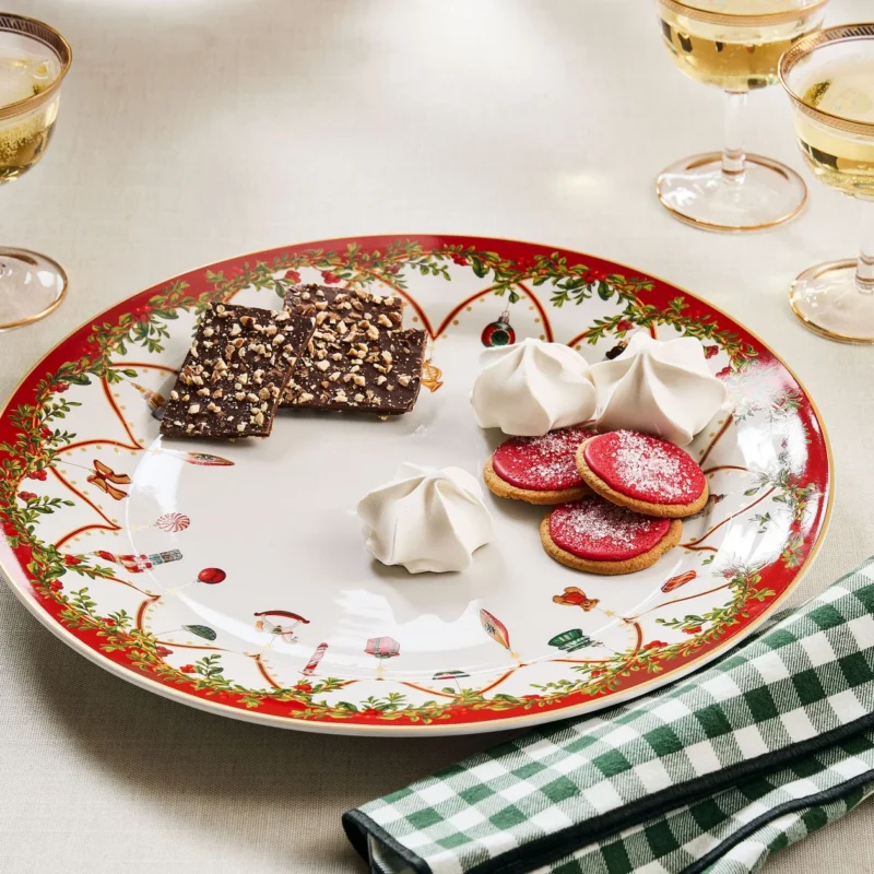 Nostalgic Christmas Icon Stoneware Serving Platter