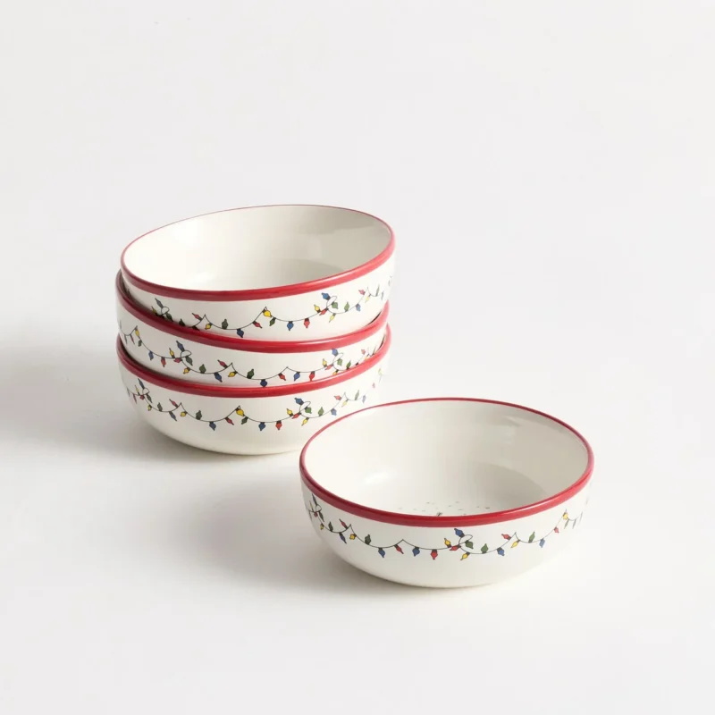 Peanuts™ Charlie Brown Christmas Stoneware Mini Bowls - Set of 4