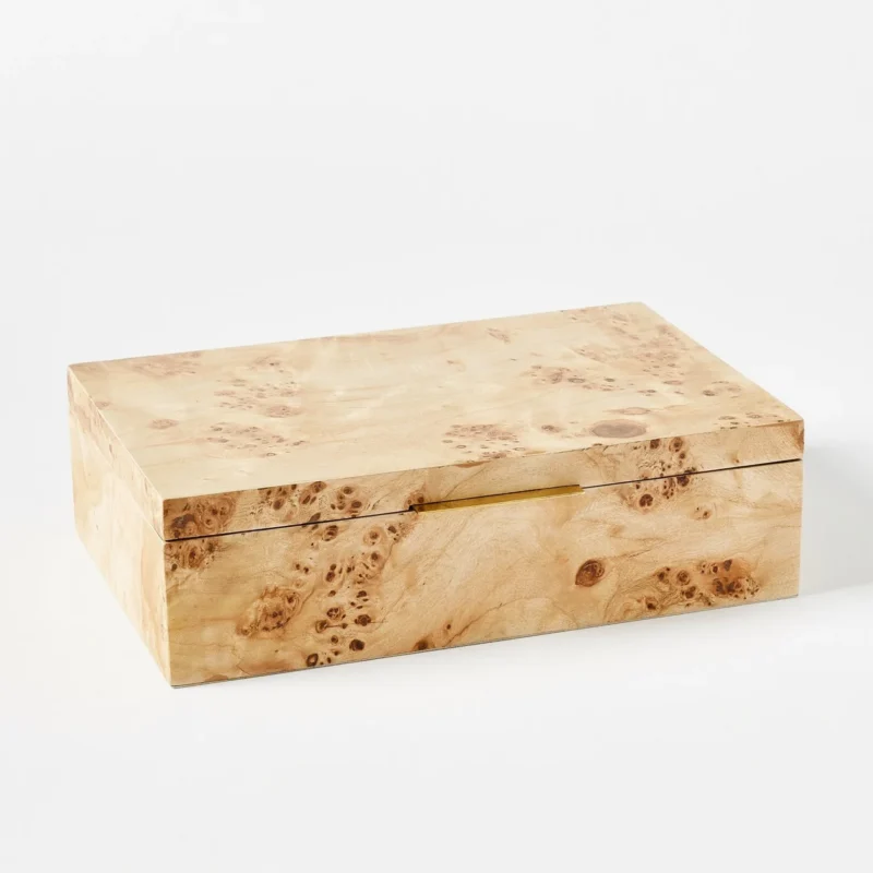 Burlwood Jewelry Box