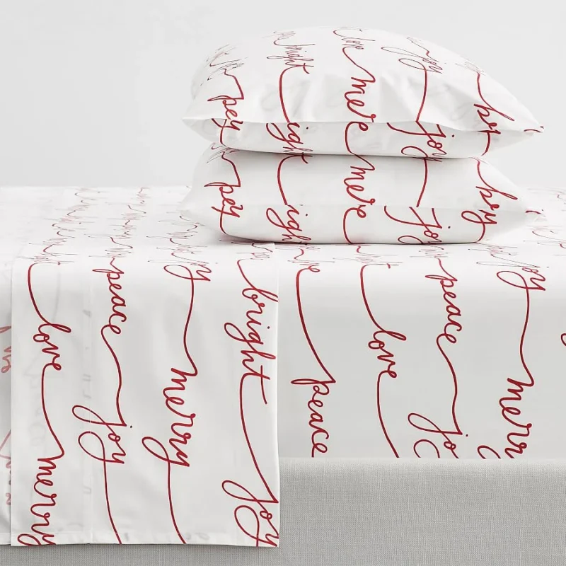 Sentiment Percale Sheet Set