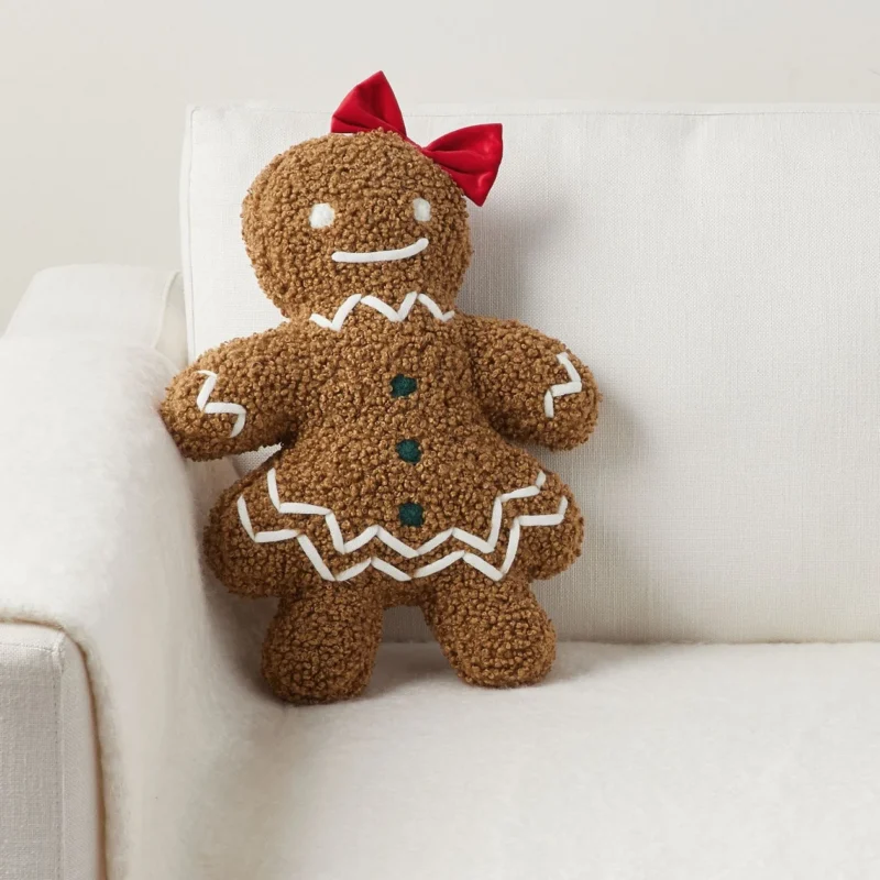 Ms. Spice Gingerbread Shaped Pillow