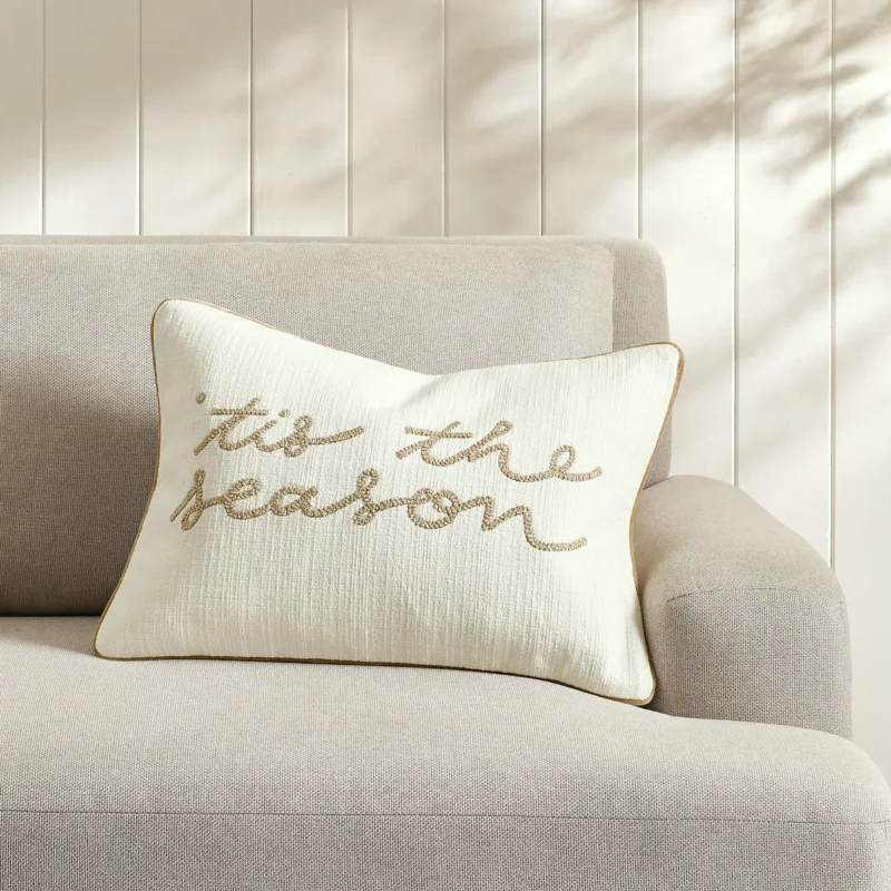 Tis' The Season Lumbar Pillow Cover