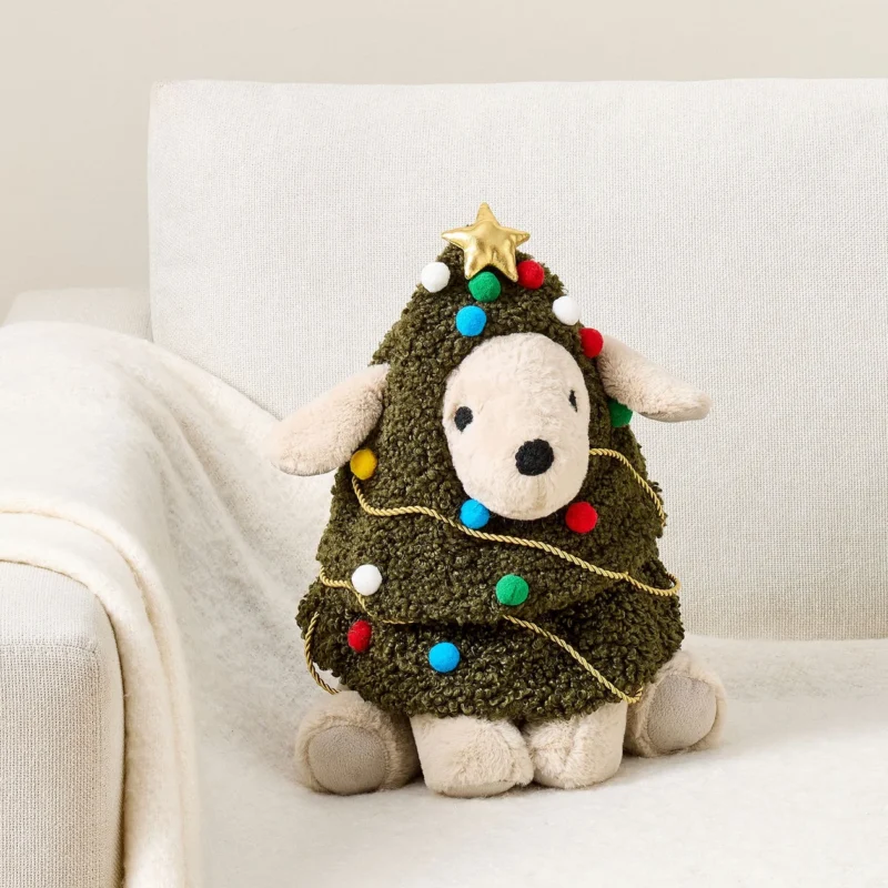 Doug the Dog Christmas Tree Shaped Pillow
