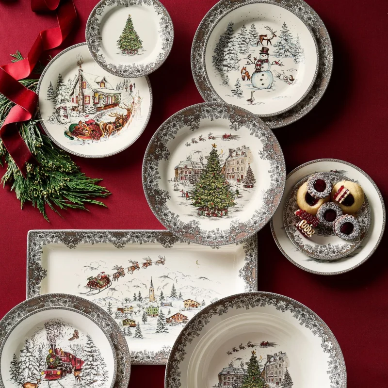 Vintage Christmas Dinnerware Collection