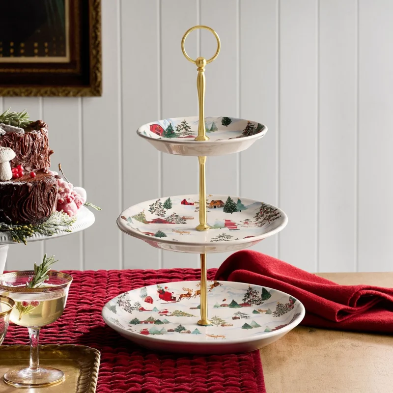 Christmas in the Country Tiered Stand