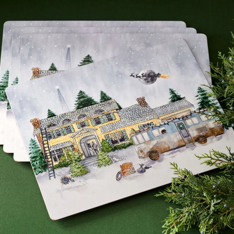 National Lampoon's Christmas Vacation™ Griswold House Cork Placemats - Set of 4