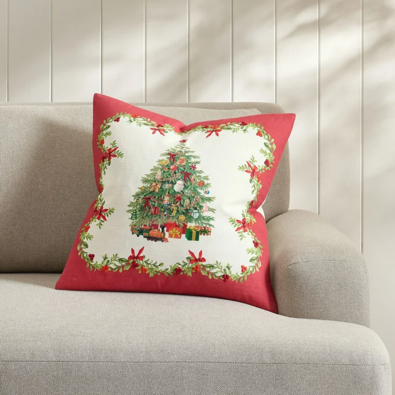 Nostalgic Christmas Pillow Cover