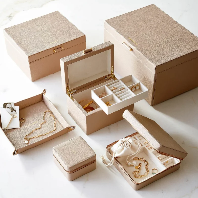 Quinn Leather Jewelry Storage Collection