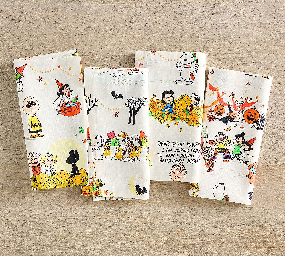 Peanuts™ Great Pumpkin Organic Cotton Napkins - Set of 4