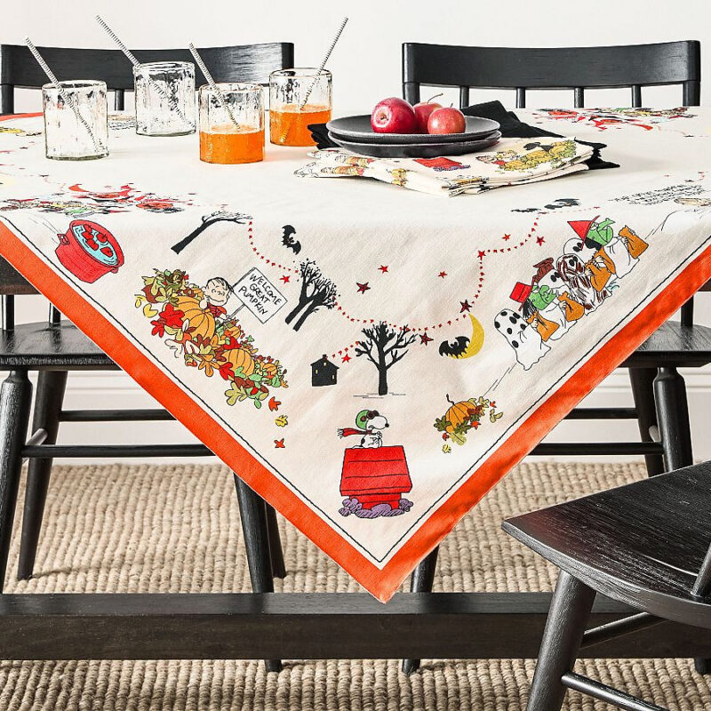 Peanuts™ Great Pumpkin Organic Cotton Table Throw