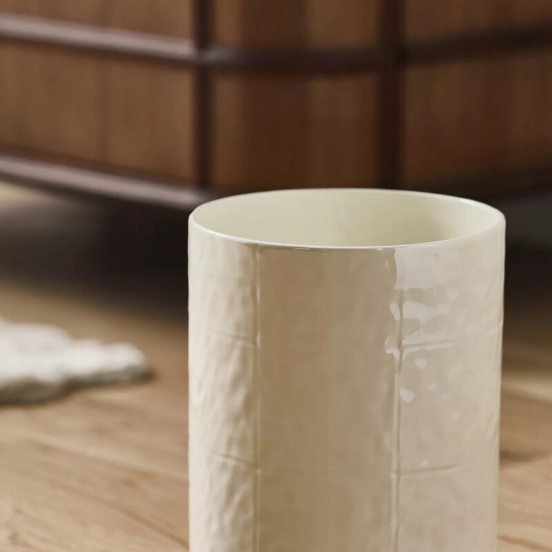 Perla Pearl Wastebasket