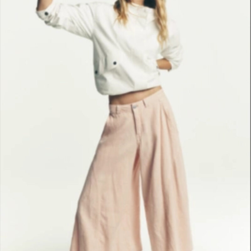 Pilcro Linen Blend Culottes