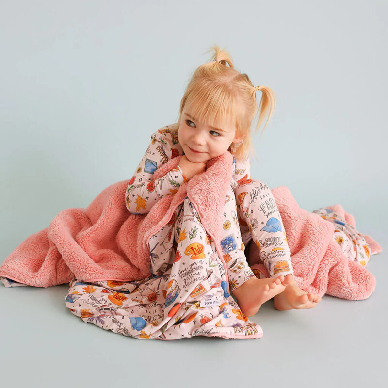 Pink Double-sided Plush Swaddle | Gilmore Girls