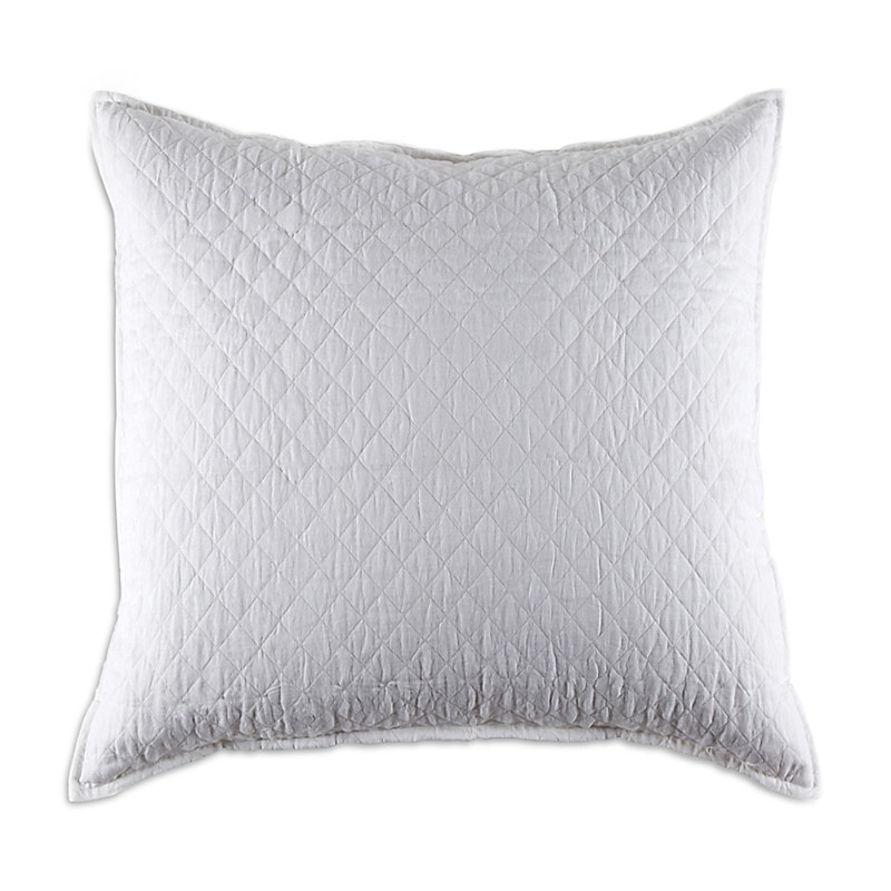 Pom Pom At Home Hampton White Large, Euro Sham