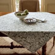 Pottery Barn Kravet Acanthus Bloom Cotton/Linen Table Throw