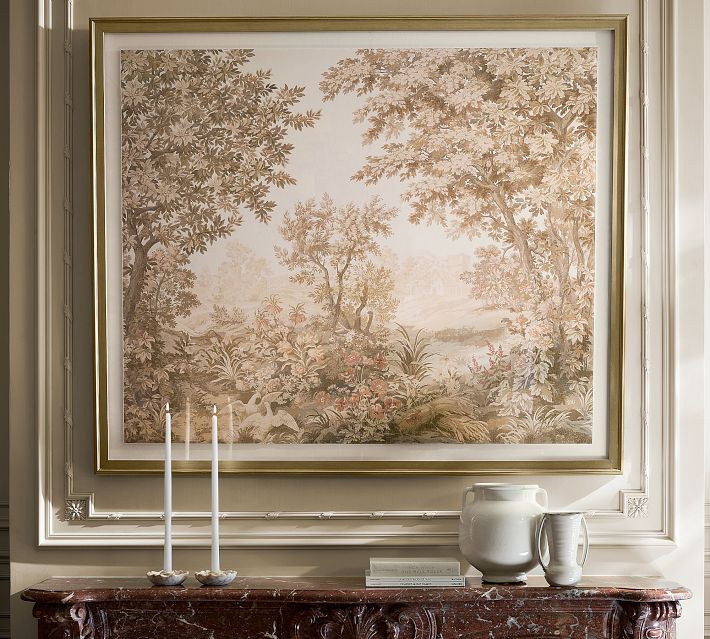 Pottery Barn Kravet Folly Scenic Framed Print