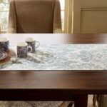 Pottery Barn Kravet Harvest Grove Cotton/Linen Table Runner