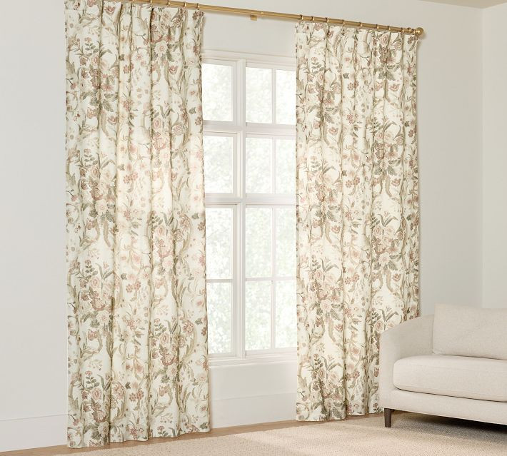 Pottery Barn Kravet Meadow Bouquet Curtain