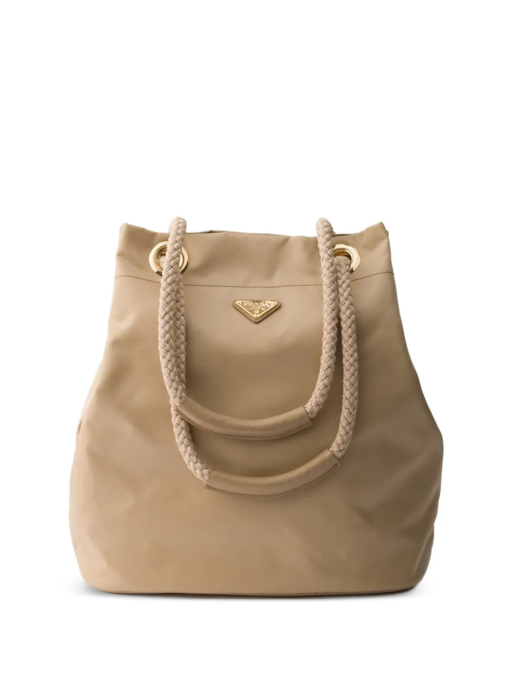 Prada Mariner Large Re-Nylon Bucket Bag | Neutrals | FARFETCH