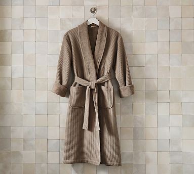 Waffle Weave Resort Robe – Pottery Barn