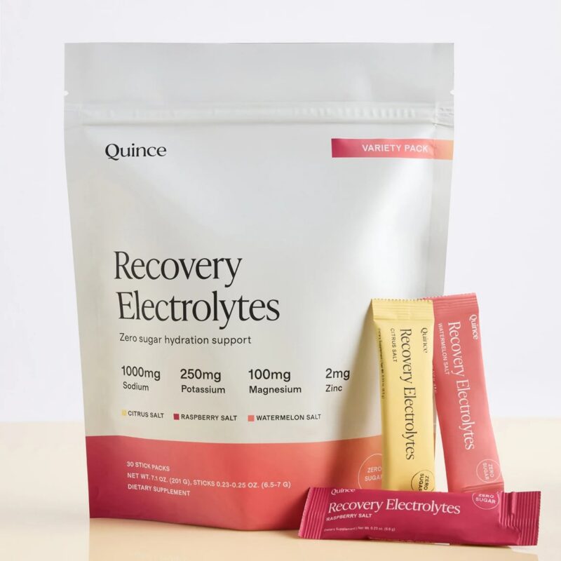 Quince | Recovery Zero Sugar Hydration in Citrus Salt, Vitamins