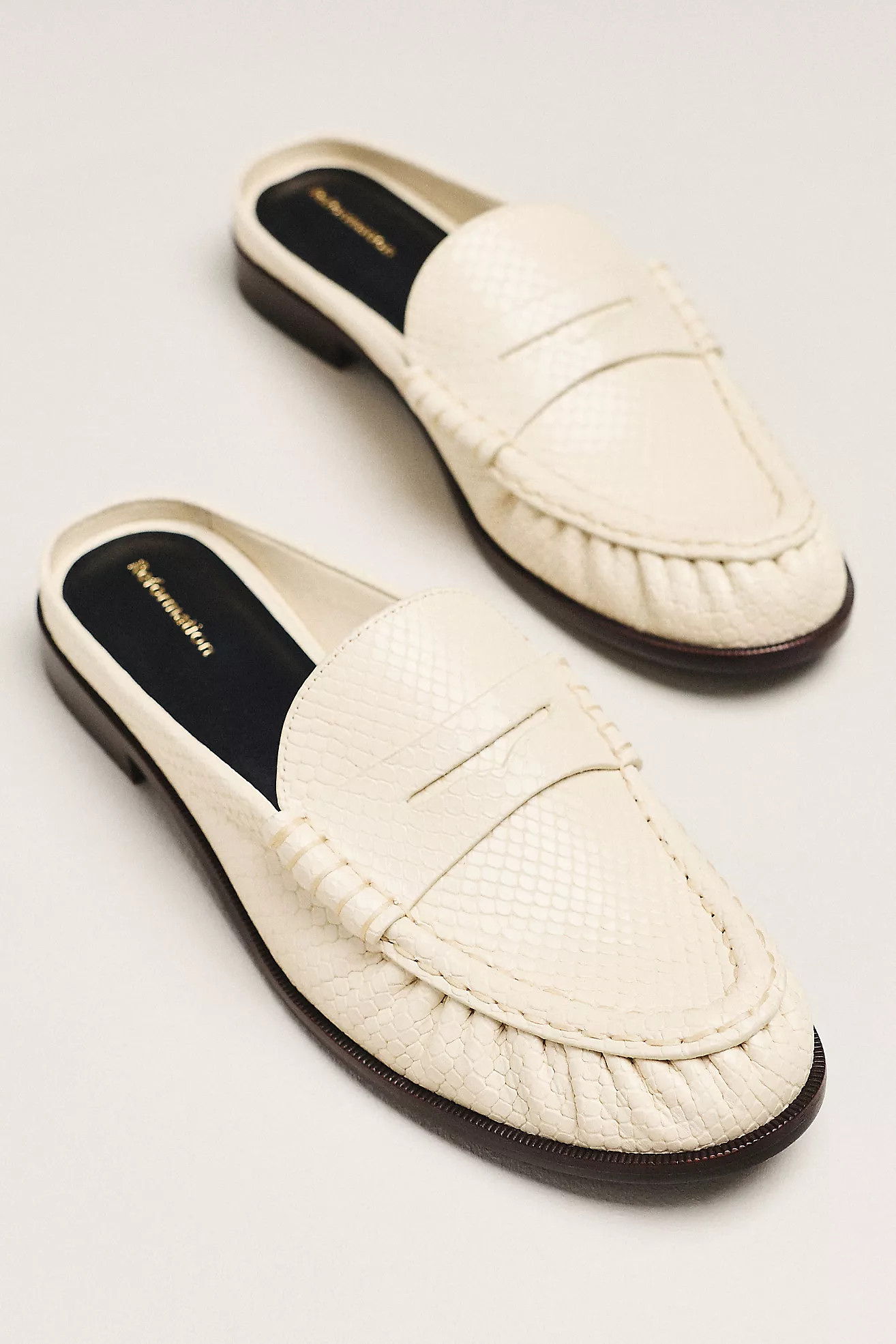 Reformation Francine Ruched Loafers