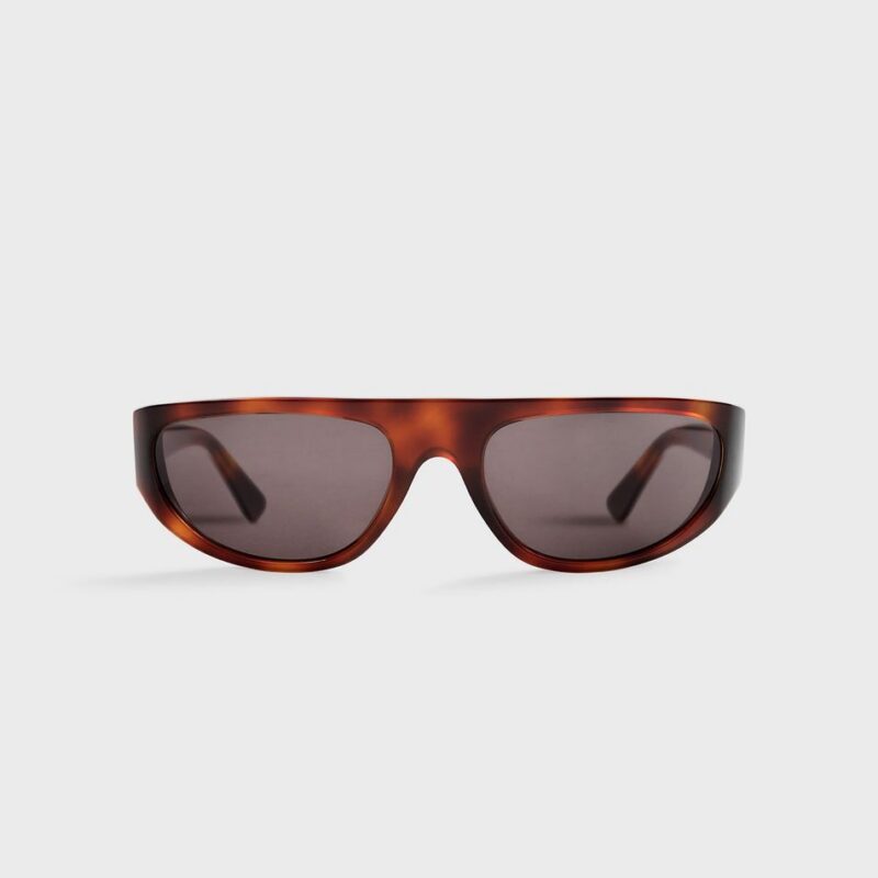 Shield sunglasses dark havana – Toteme - INT