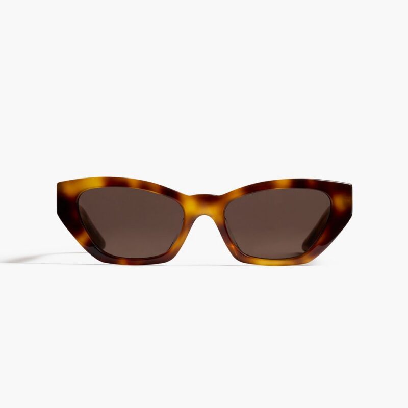 KHAITE x Oliver Peoples 1961C in Dark Mahogany and Brown