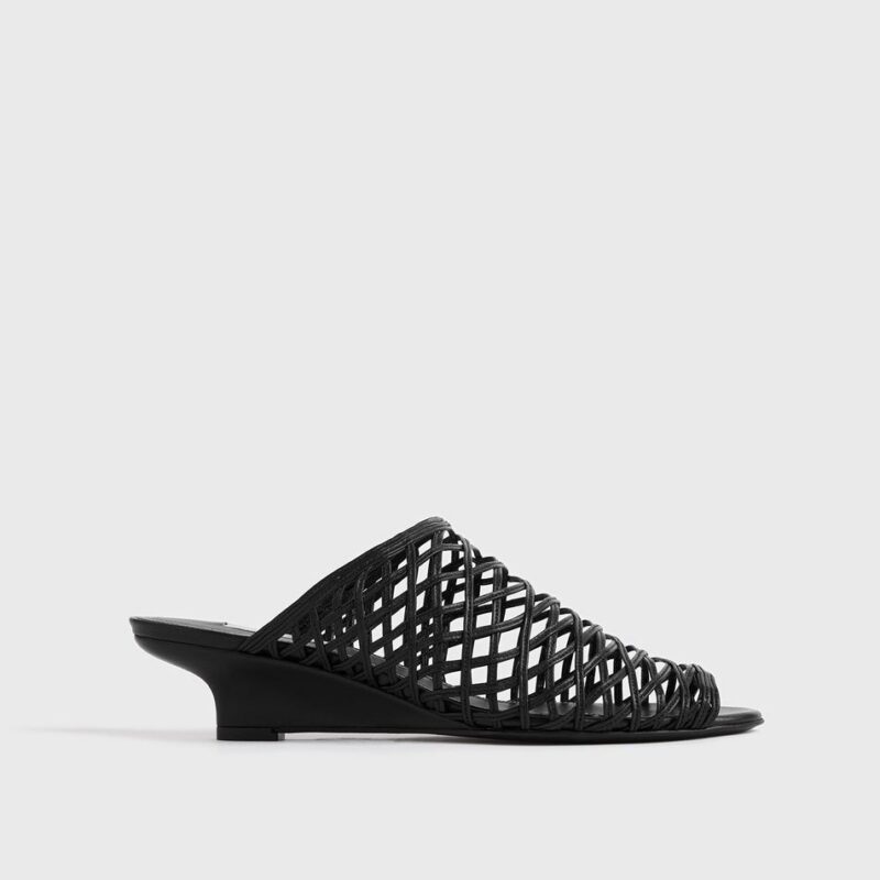 Summer woven mules black – Toteme - INT