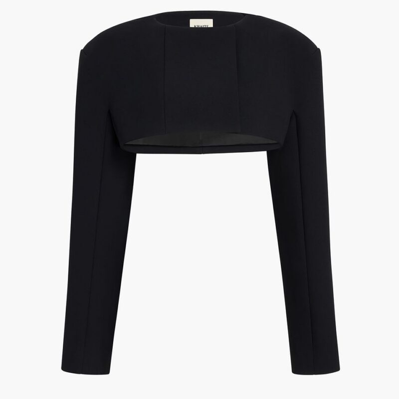 Fenla Jacket in Black – Khaite