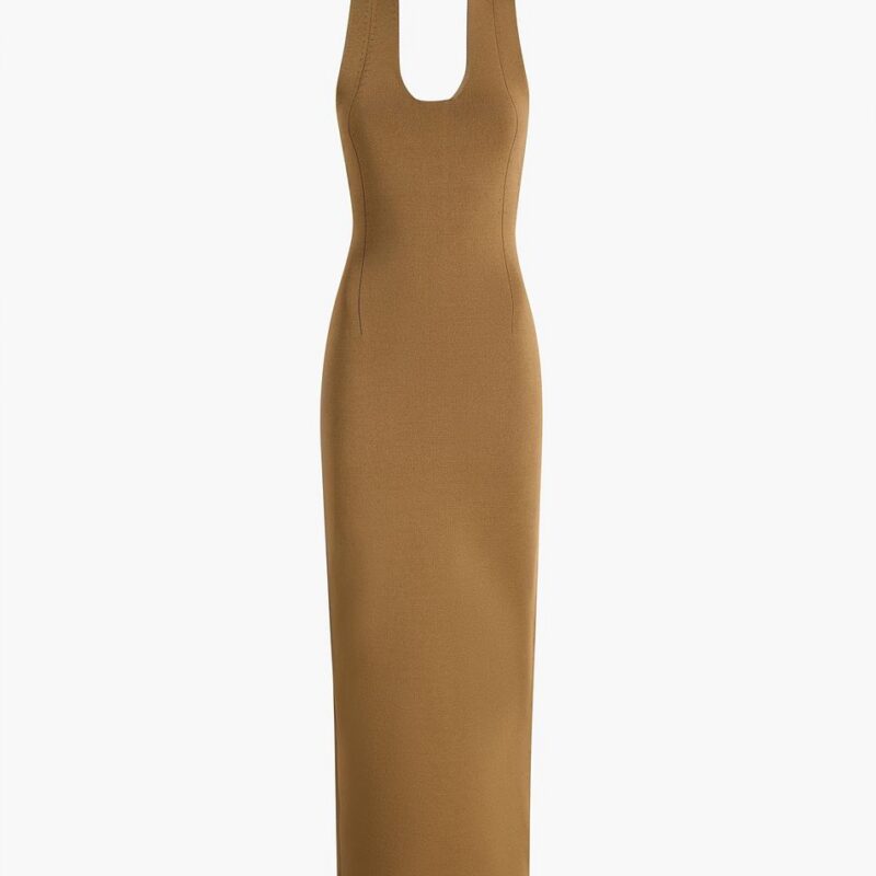 Mahi Dress in Carob – Khaite