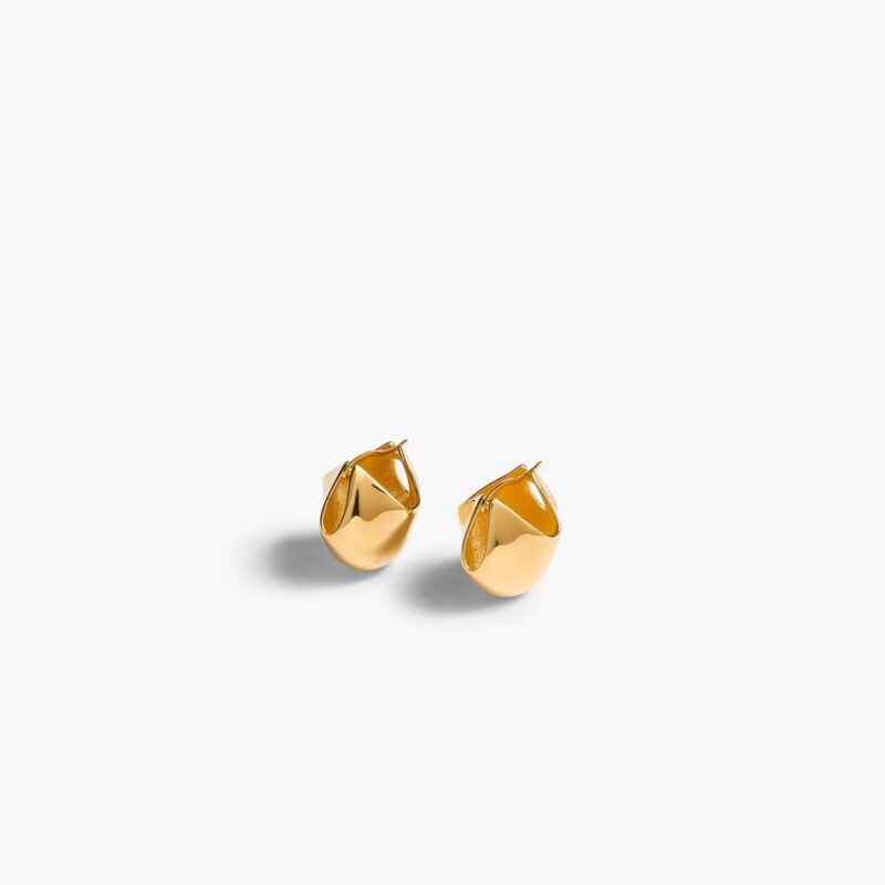 Small Lotus Earrings in Gold – Khaite
