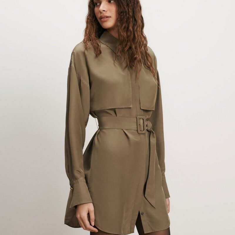 Darlis Belted Mini Dress – Veronica Beard