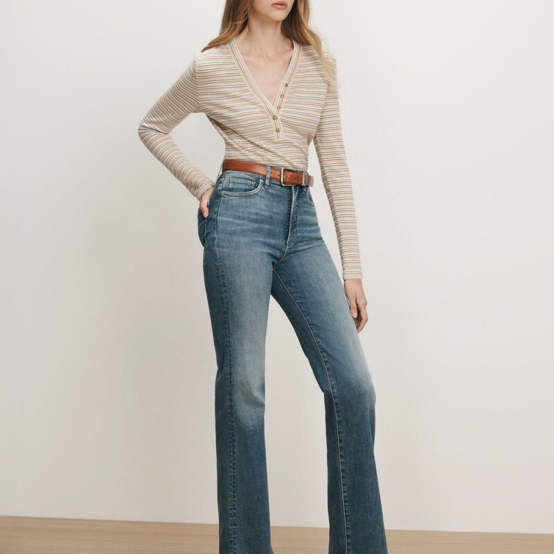 Crosbie Slim Wide-Leg Jean – Veronica Beard