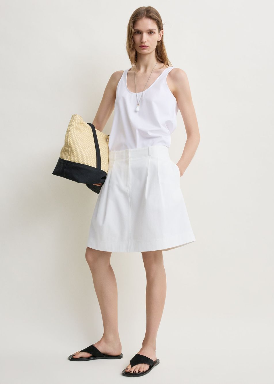 Chino skirt white – Toteme - INT