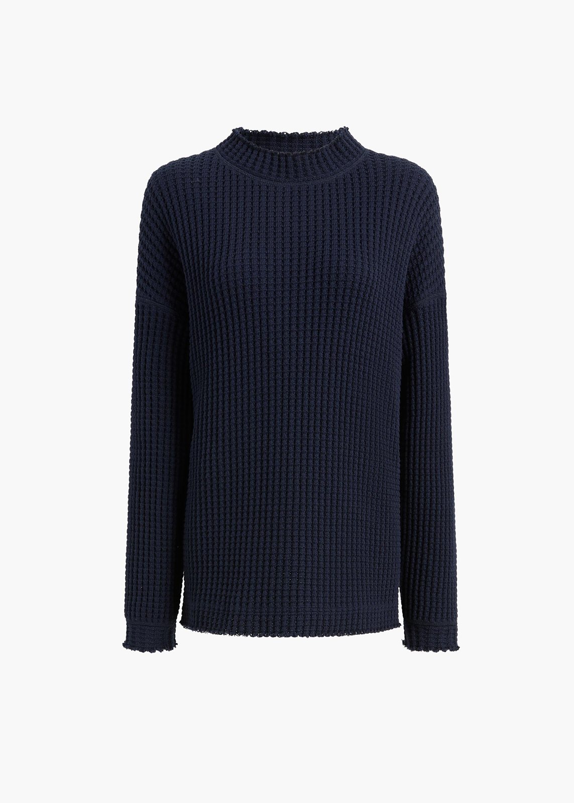 Dylan Top in Dark Navy Waffle – KHAITE