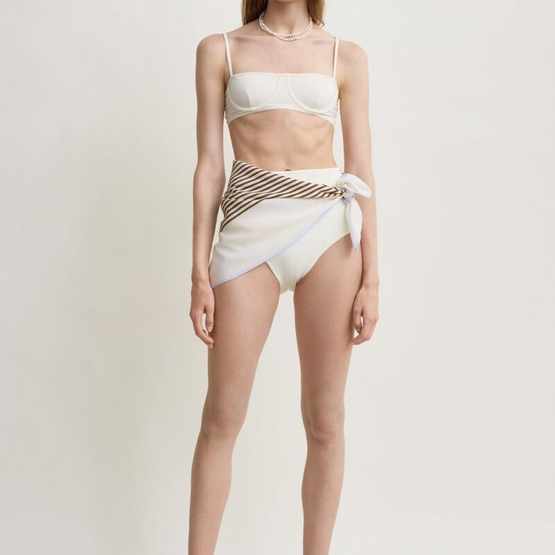 Balconette bikini top ecru – Toteme - INT