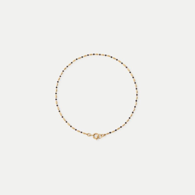 Enamel Bead Chain Anklet – Veronica Beard